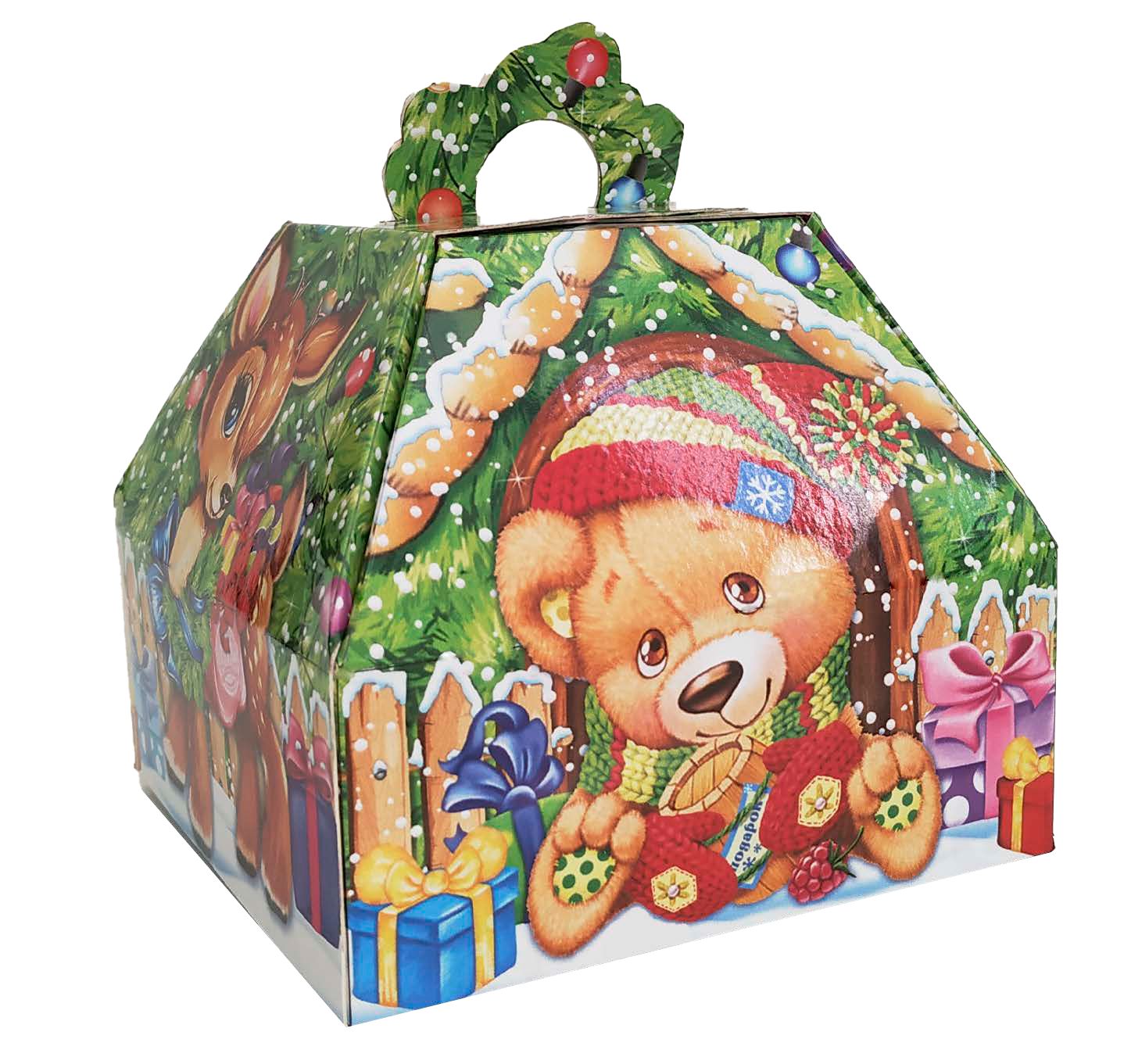 Подарунок новорічний ZAPODARKOM L-350 Скринька, 350г